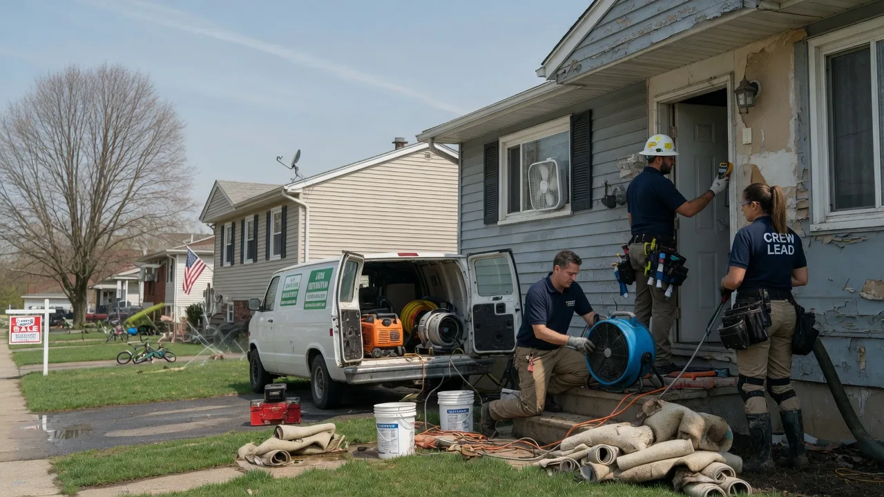 Flood Cleanup in Hutchinson, PA near me