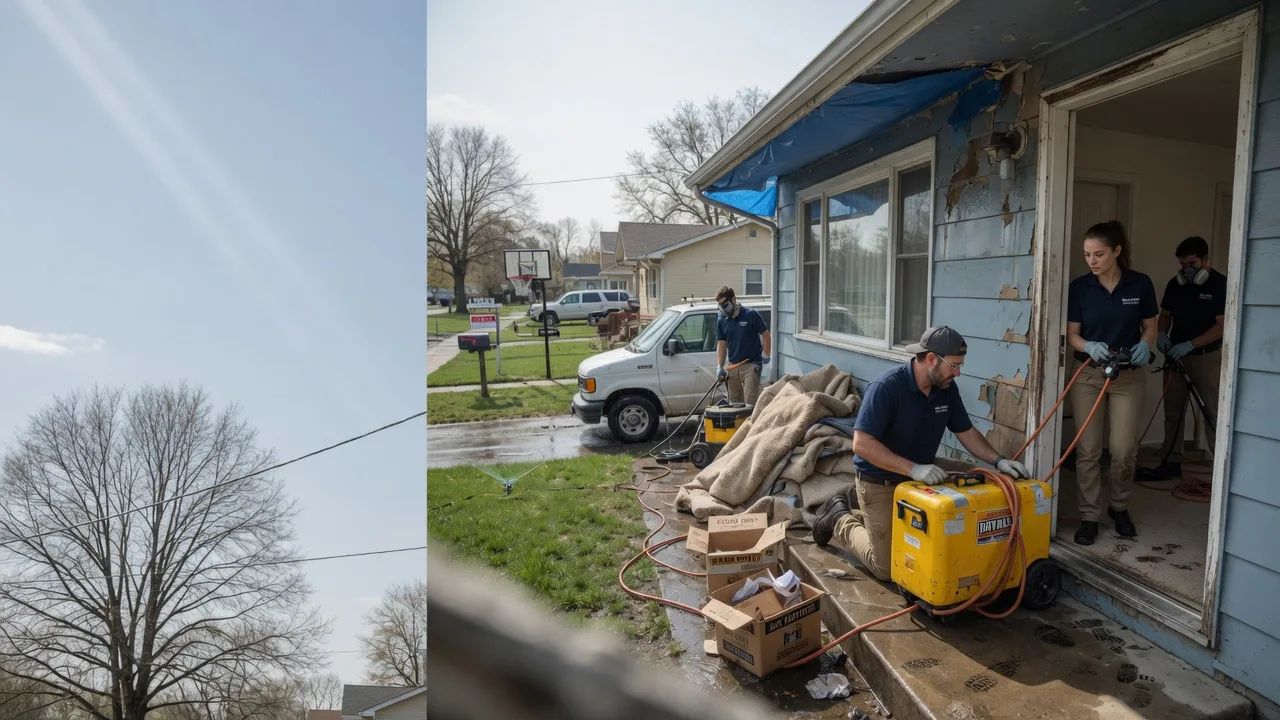 Basement Flood Cleanup in Hutchinson, PA near me
